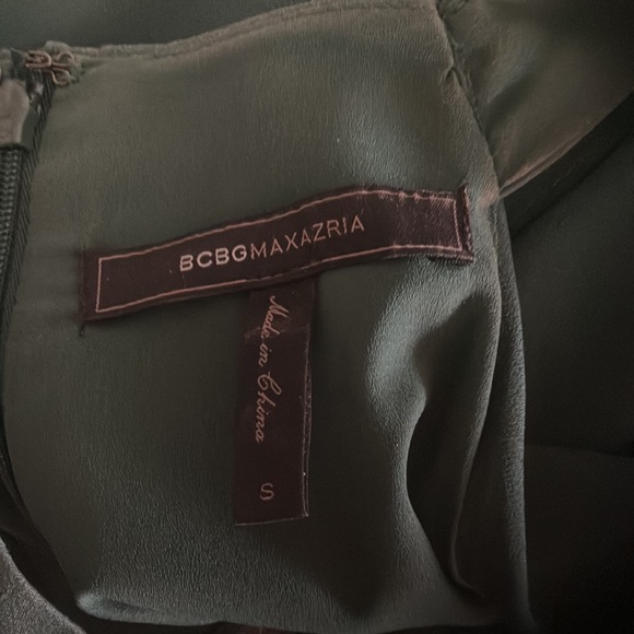 BCBGMAXAZRIA dress.  Beautiful green.  Worn once.  It’s a small - Picture 2 of 2